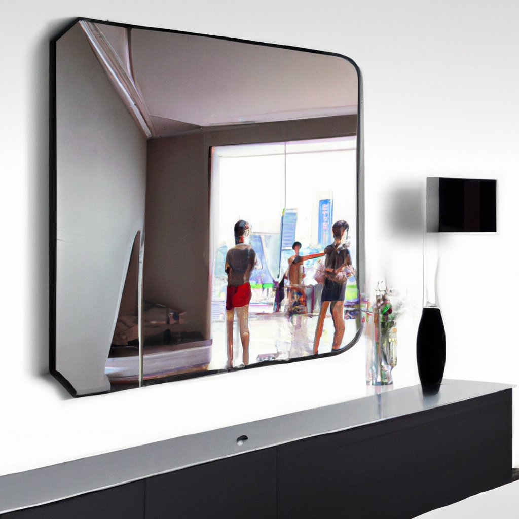 What Are The Advantages Of Using Smart Mirrors With Built-in Displays In The Living Room?
